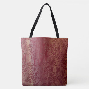 Bolsa Tote Brocade Chinês - Rosa