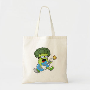 Bolsa Tote Broccoli como músico com guitarra