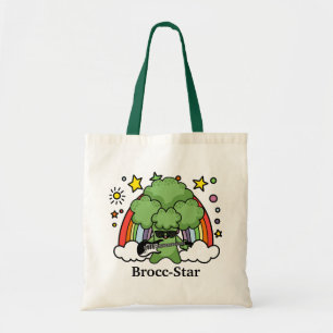 Bolsa Tote Broccoli verde Brocc, Rock Star