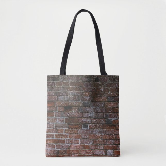 Bolsa Tote Brown brick wall (Frente)