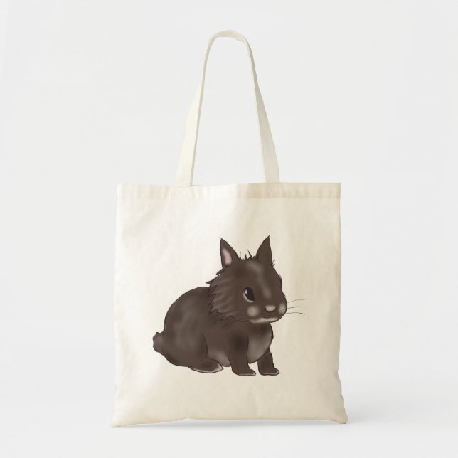 Bolsa Tote Brown lionhead bunny  (Frente)