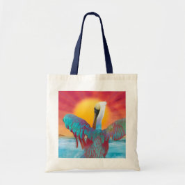 Bolsa Tote Brown Pelican ISLAND SUNSET