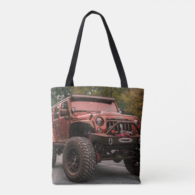 Bolsa Tote Brown Pimped Sports Utility Vehicle on a (Verso)