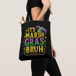 Bolsa Tote Bruh Mardi Gras - Carnaval engraçado e festivo