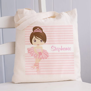 Bolsa Tote Brunette Ballerina - Bag com Toque de Dois Lados