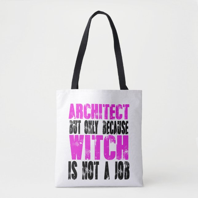 Bolsa Tote Bruxa Arquiteto (Frente)