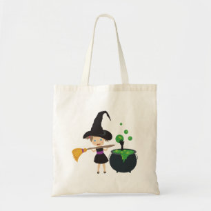 Bolsa Tote Bruxa Bonita do Halloween