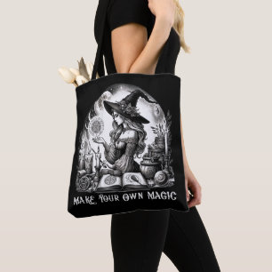 Bolsa Tote Bruxa Bonita Farmácia Faça Você Mesmo Magia
