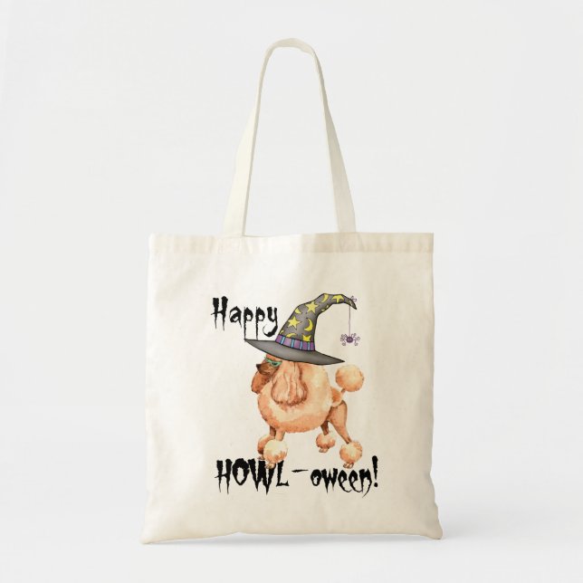 Bolsa Tote Bruxa da caniche de brinquedo (Frente)