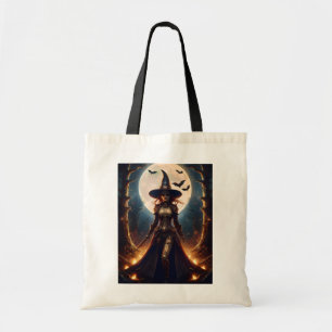 Bolsa Tote Bruxa da Floresta Steampunk do Halloween