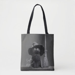 Bolsa Tote Bruxa de Gato Simplesmente Mágica