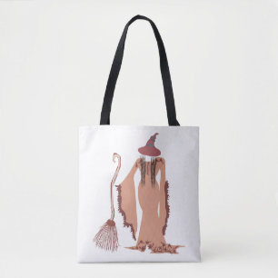 Bolsa Tote Bruxa de Halloween