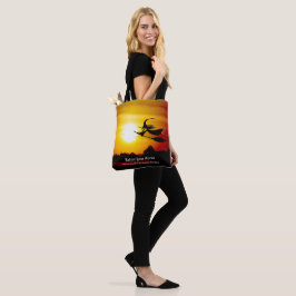 Bolsa Tote Bruxa de Halloween