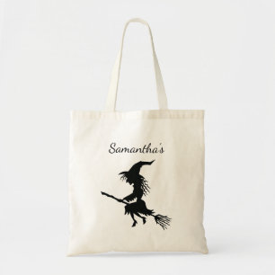 Bolsa Tote Bruxa de Halloween Personalizável