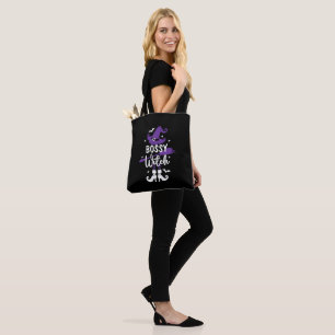 Bolsa Tote Bruxa de Halloween Personalizável