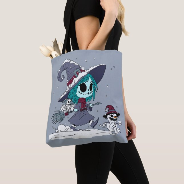 Bolsa Tote Bruxa de inverno linda (Close Up)