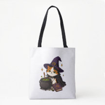 Bruxa Gata Mal-Humorada Halloween 