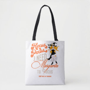 Bolsa Tote Bruxa Hocus Pocus Margarita Para Focar O Halloween