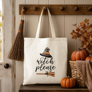 Bolsa Tote Bruxa Por Favor Halloween