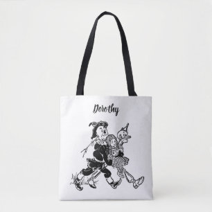 Bolsa Tote Bruxa Vintage de OZ Dorothy Dormindo com Papoulas