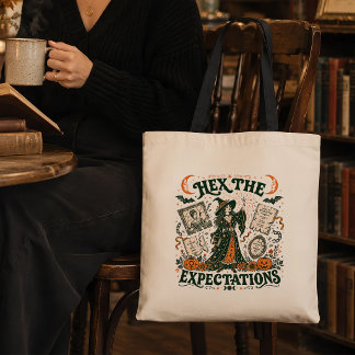 Bolsa Tote Bruxa Vintage Halloween Dark Academia Arte Gráfica