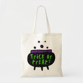 Bolsa Tote Bruxas Cauldron Halloween Trick Ou Tratam Literatu