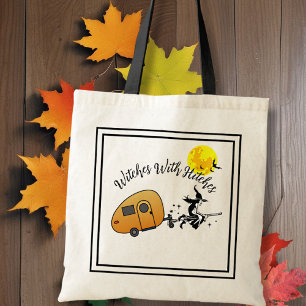 Bolsa Tote Bruxas com o Campo de Halloween de Hitches
