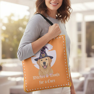Bolsa Tote Bruxas & Latidos por uma Cura de Halloween