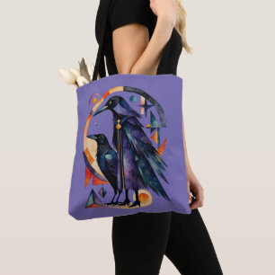 Bolsa Tote Bruxas Modernas - uma obra de arte abstrata 4 - Fa