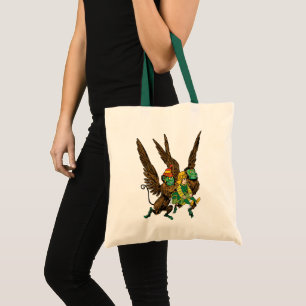 Bolsa Tote Bruxo Vintage de Oz, Dorothy, Macacos Voadores Mal