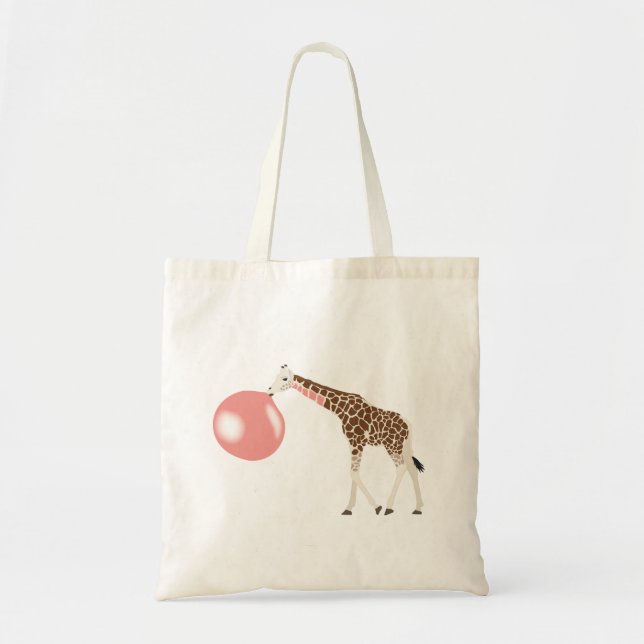 Bolsa Tote Bubble Gum Giraffe Soprando Bolha (Frente)