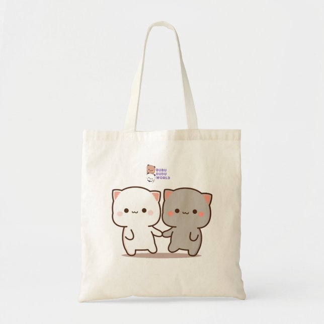 Bolsa Tote Bubu Dudu Segurando Mãos (Frente)