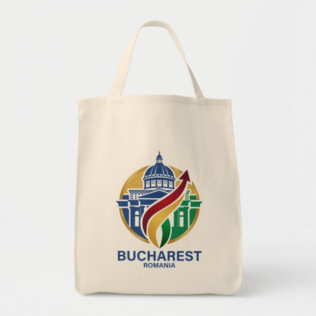 Bolsa Tote Bucareste Romênia Europa Oriental (Frente)
