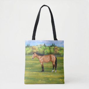 Bolsa Tote Buckskin Dun Quarter Horse