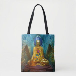 Bolsa Tote Buda em Nicho Ornamentado