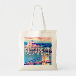 Bolsa Tote Budapest - vintage-poster