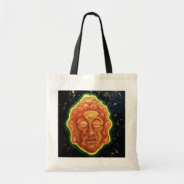 Bolsa Tote Buddha cósmico (Frente)