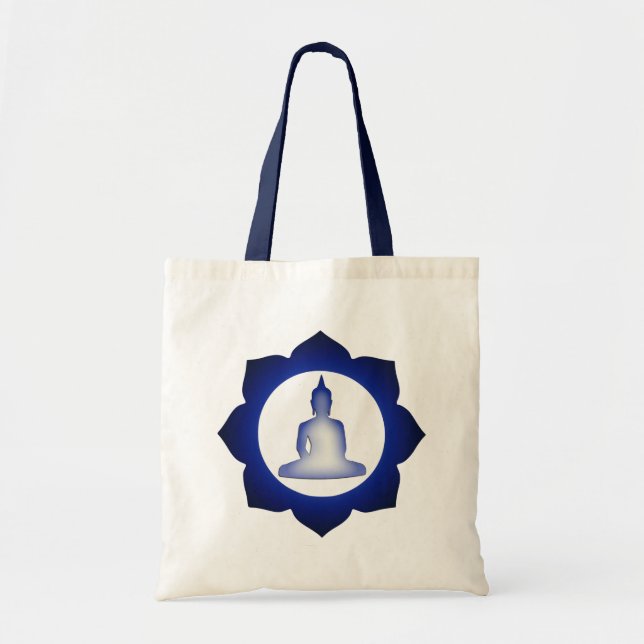 Bolsa Tote Buddha iluminado (Frente)