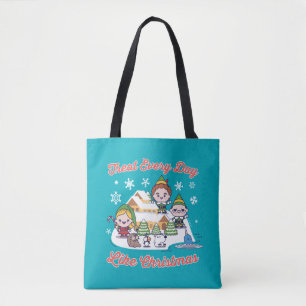 Bolsa Tote Buddy, o Gráfico Elf Chibi