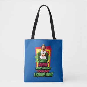 Bolsa Tote Buddy the Elf OMG! Santa!