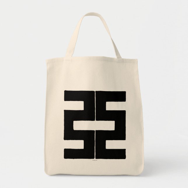 Bolsa Tote Budismo: Machado dobro (Frente)