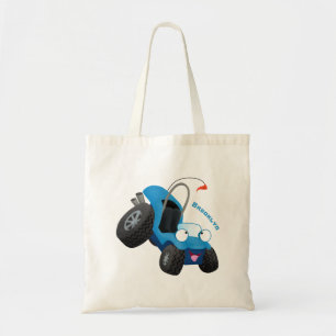 Bolsa Tote Buggy duna em forma de cartoon de veículos rodoviá