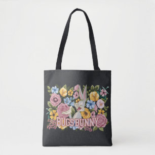 Bolsa Tote BUGS BUNNY™ Bordado Floral Gráfico