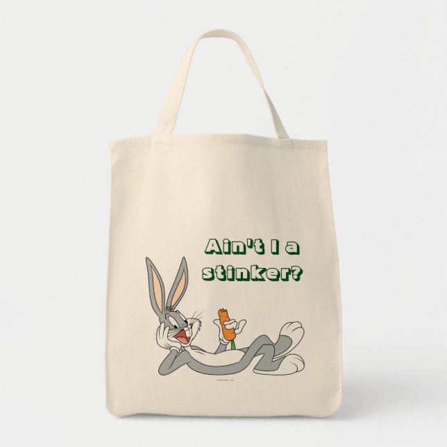 Bolsa Tote BUGS BUNNY™ Deitado Comendo Cenoura (Frente)
