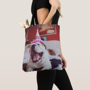 Bolsa Tote Buldogue britânico das imagens de Getty