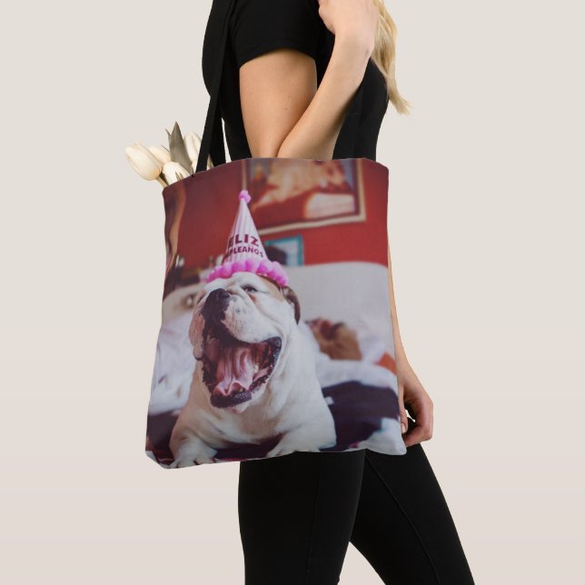 Bolsa Tote Buldogue britânico das imagens | de Getty (Close Up)