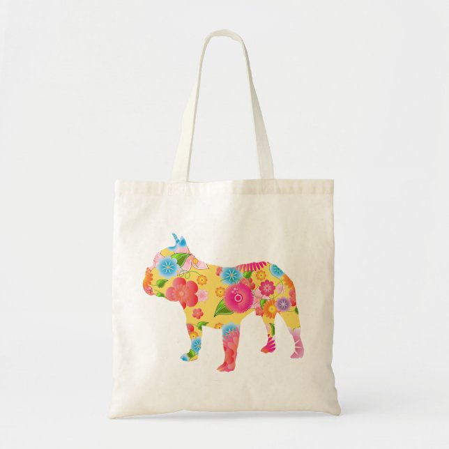 Bolsa Tote Buldogue francês (Frente)