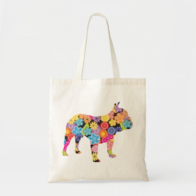 Bolsa Tote Buldogue francês (Frente)