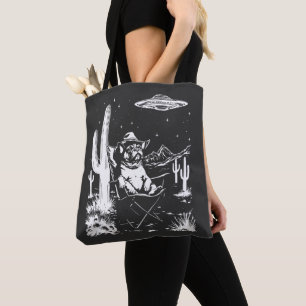 Bolsa Tote Buldogue francês UFO