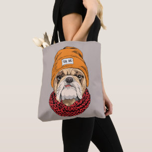 Bolsa Tote Buldogue legal